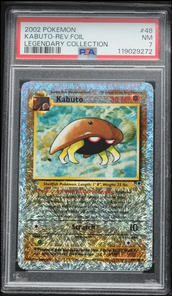 Kabuto · Legendary Collection Reverse Holo #48 (2002), PSA 7