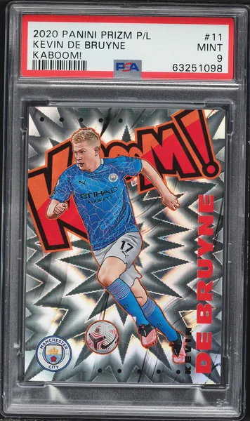 Kevin de Bruyne · Prizm Premier League Kaboom! #11 (2020), PSA 9