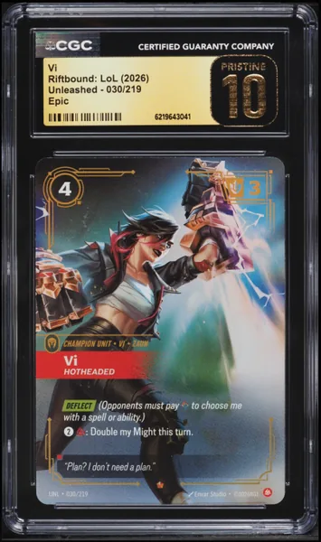2026 Riftbound League Of Legends LoL Unleashed Epic Vi #30 CGC 10 PRISTINE