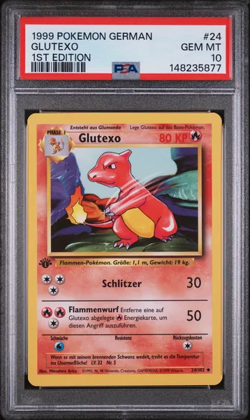 Glutexo · German Base Set 1st Edition #24 (1999), PSA 10