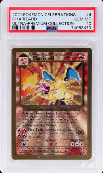 2021 #004 Charizard PSA 10 Pokemon Celebrations Ultra Premium Collection