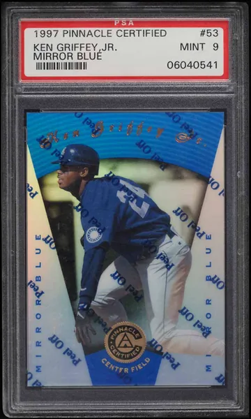 1997 Pinnacle Certified Mirror Blue Ken Griffey Jr. #53 PSA 9 MINT