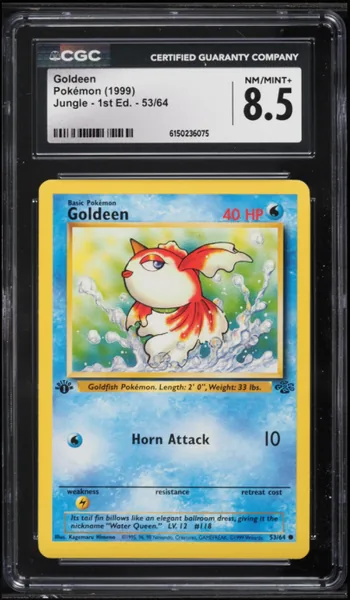 Goldeen · Jungle 1st Edition #53 (1999), CGC 8.5