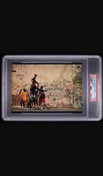Michael Jordan · Nike Poster Cards Playground #891 (1989), PSA 5