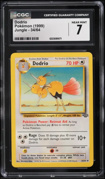 Dodrio · Jungle #34 (1999), CGC 7