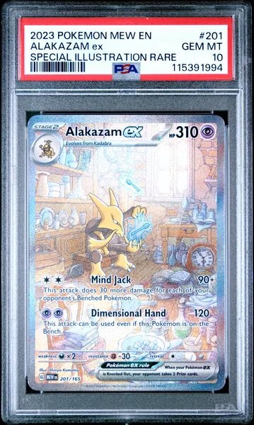 Alakazam ex · Scarlet & Violet 151 #201 (2023), PSA 10