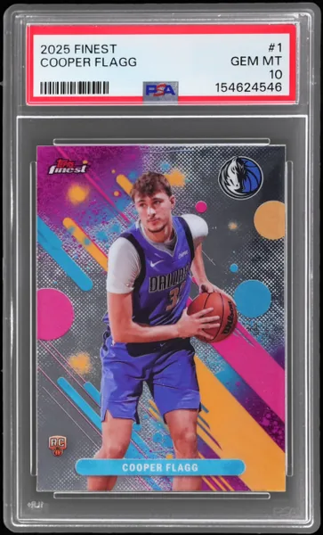 2025 Finest Cooper Flagg #1 PSA 10