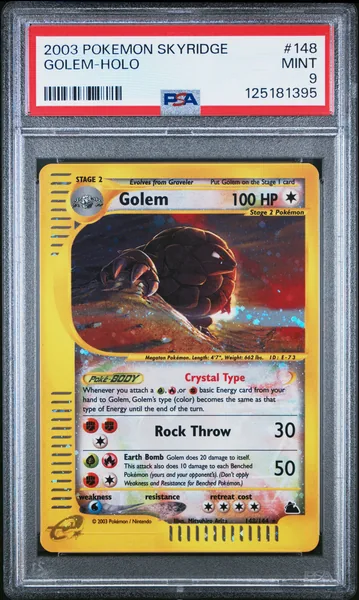 2003 #148 Golem-Holo PSA 9 Skyridge