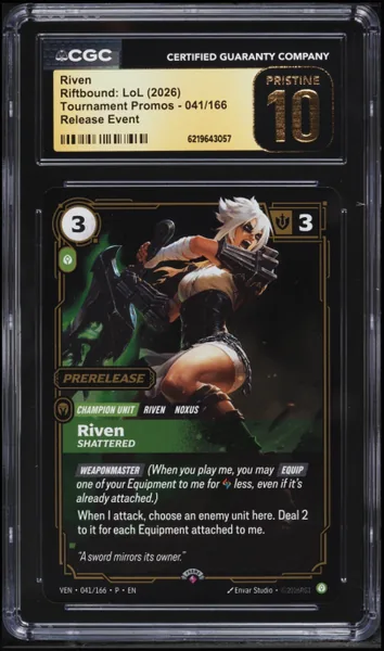 Riven · Tournament Promos Release Event #041 (2026), CGC Pristine 10