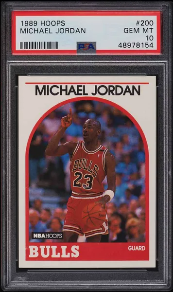 1989 Hoops Michael Jordan #200 PSA 10 GEM MINT