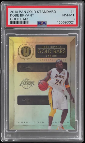 2010 Panini Gold Standard Gold Bars Kobe Bryant #4 166/299 PSA 8