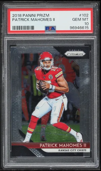 2018 Panini Prizm Patrick Mahomes II #102 PSA 10 GEM MINT