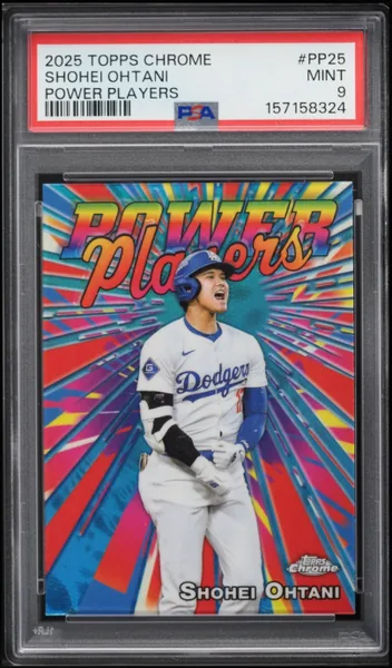 2025 Topps Chrome Power Players Shohei Ohtani #PP-25 PSA 9 MINT