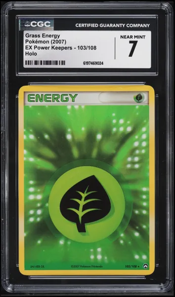 Grass Energy · Power Keepers Holo #103 (2007), CGC 7