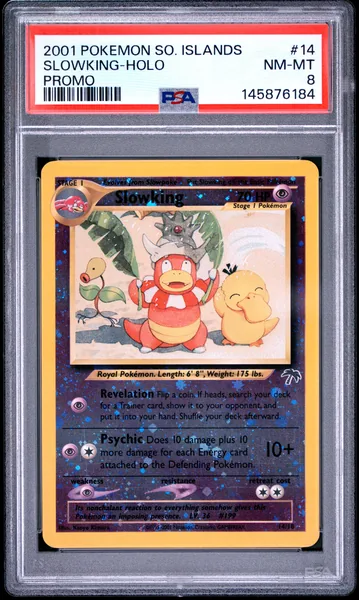 Slowking · Southern Islands Promo Holo #14 (2001), PSA 8