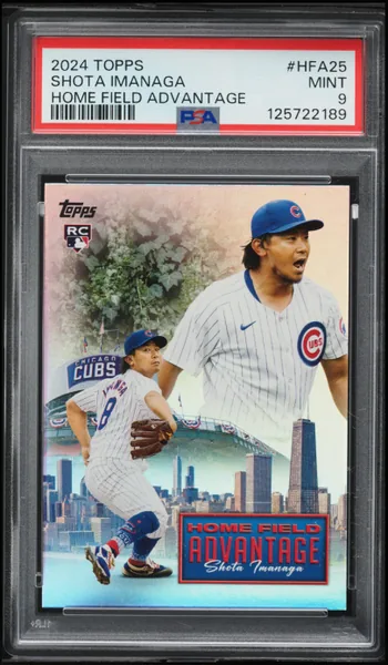 2024 Topps Home Field Advantage Shota Imanaga ROOKIE #HFA-25 PSA 9 MINT