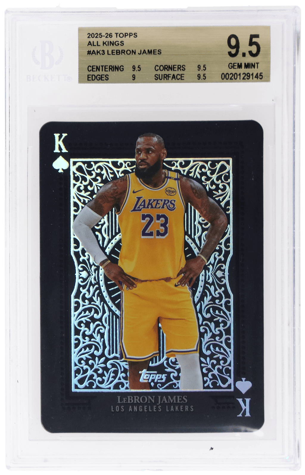 2025 Topps All Kings LeBron James #AK-3 BGS 9.5