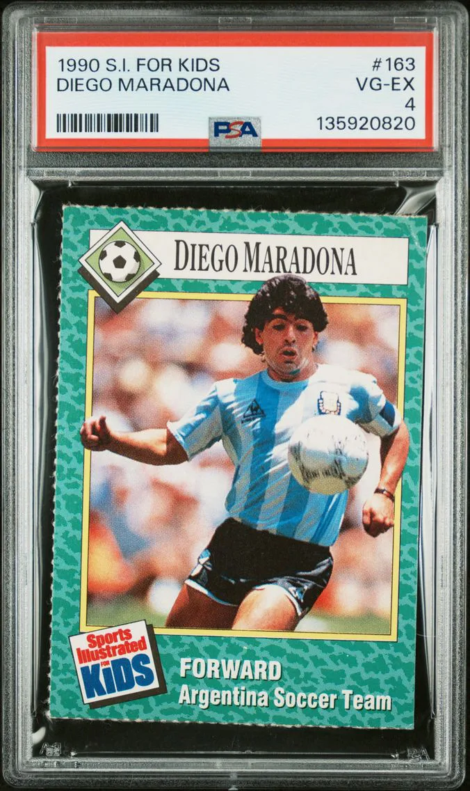 1990 #163 Diego Maradona PSA 4 S.I. for Kids — Uncommon