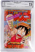 1997 Weekly Shonen Jump Japanese One Piece #34 Monkey D. Luffy BGS 2.5