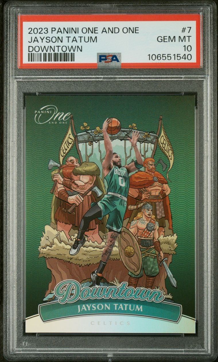 2023 Jayson Tatum #7 One and One Downtown PSA 10.0