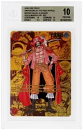 2024 One Piece Emperors In New World Gold Manga Alternate Art Gol D Roger #OP09-118 BGS 10
