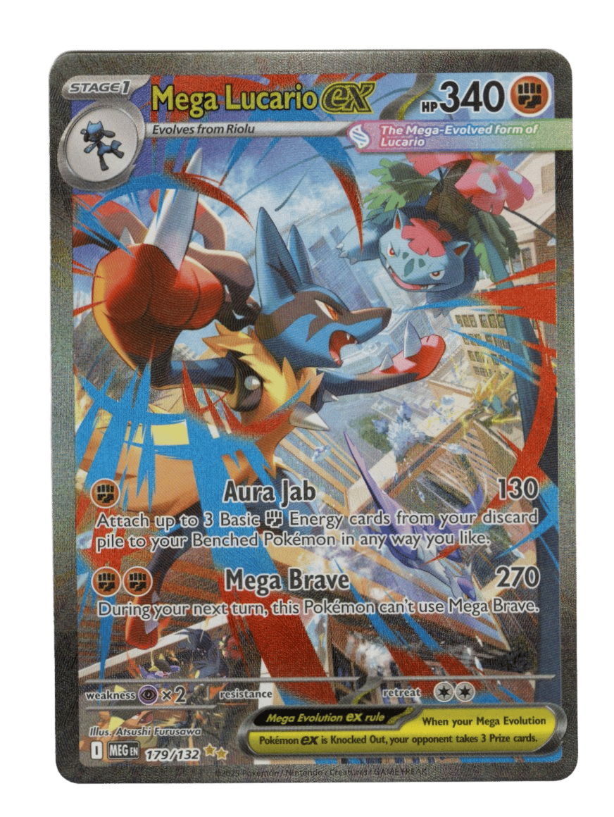 2025 Mega Lucario #179 Mega Evolution