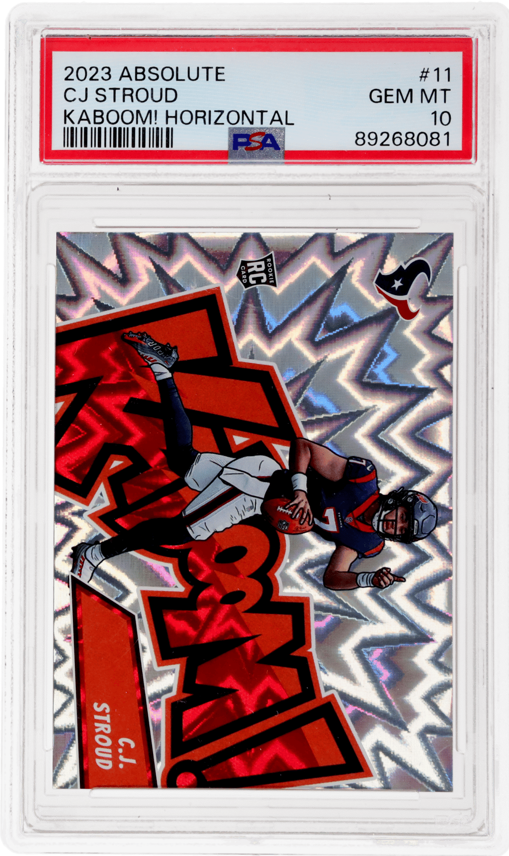 2023 Panini Absolute Kaboom! Horizontal CJ Stroud #11 PSA 10