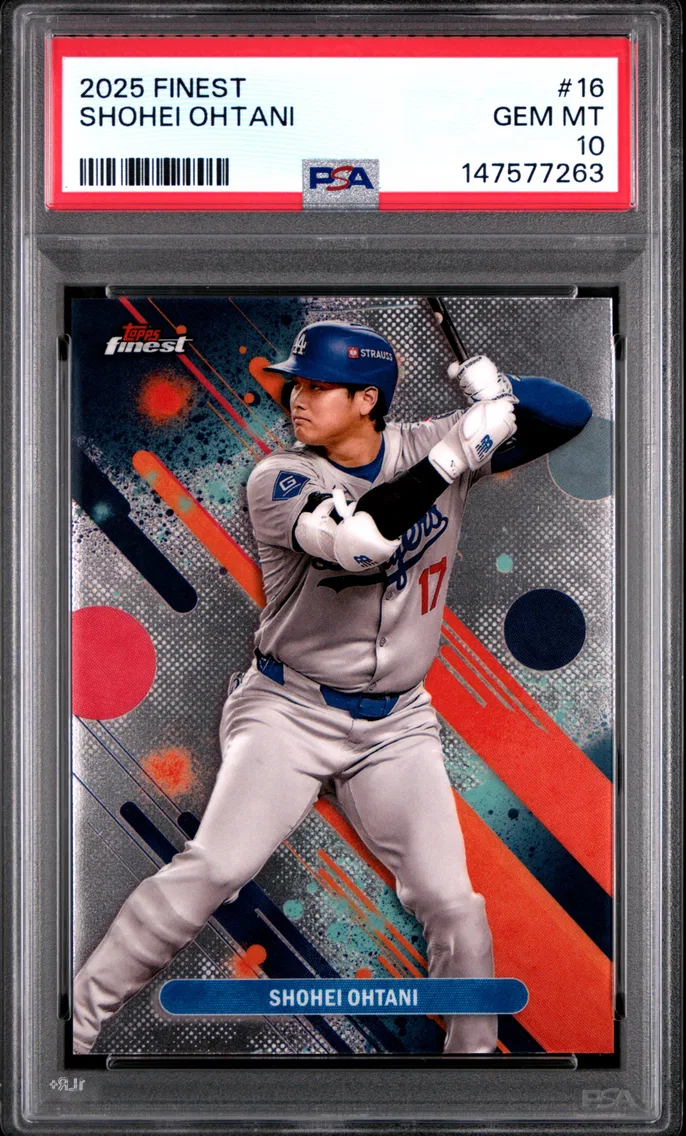 2025 #16 Shohei Ohtani PSA 10 Topps Finest — Common