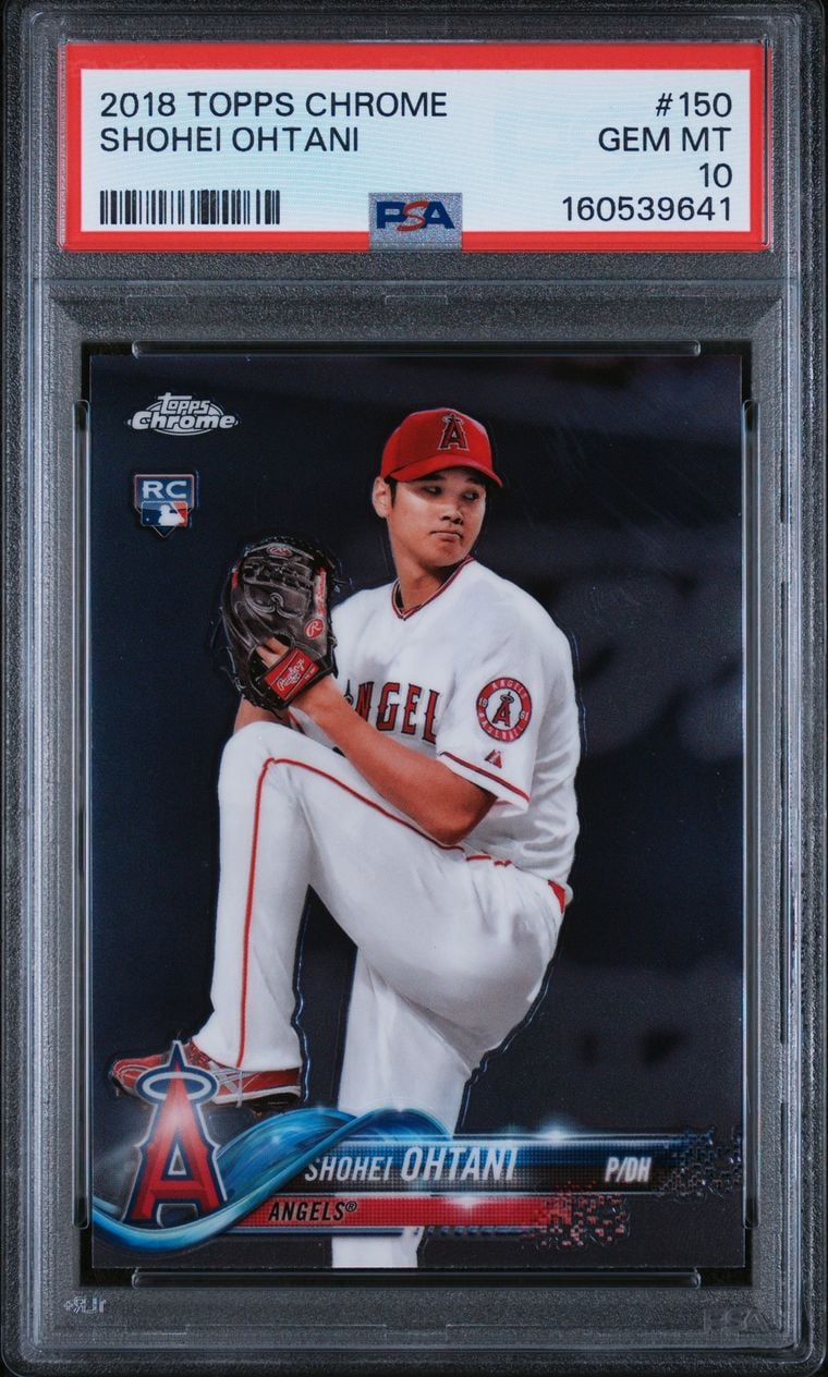 2018 SHOHEI OHTANI #150 TOPPS CHROME PSA 10.0