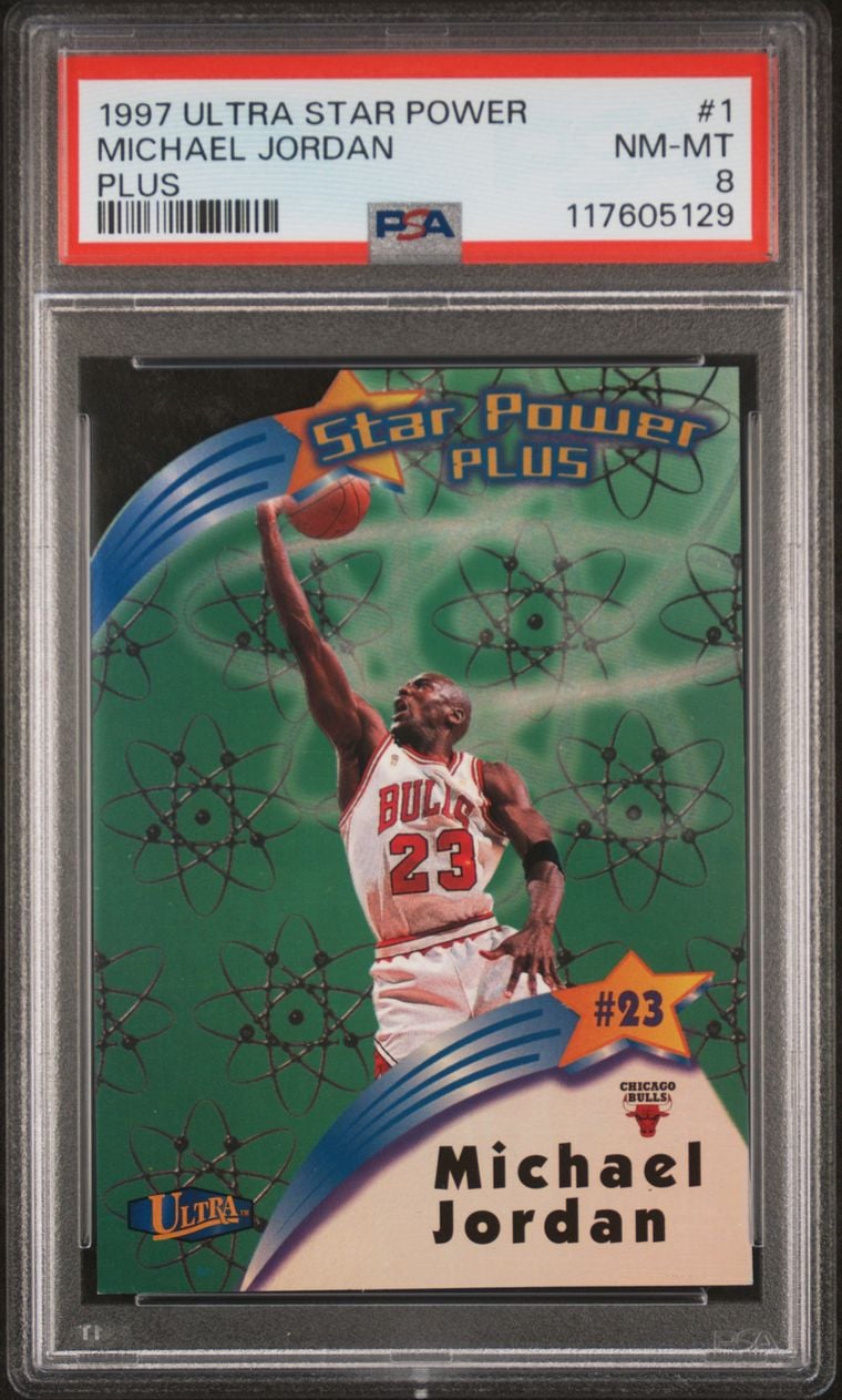 1997 Michael Jordan #1 Ultra Star Power Plus PSA 8.0