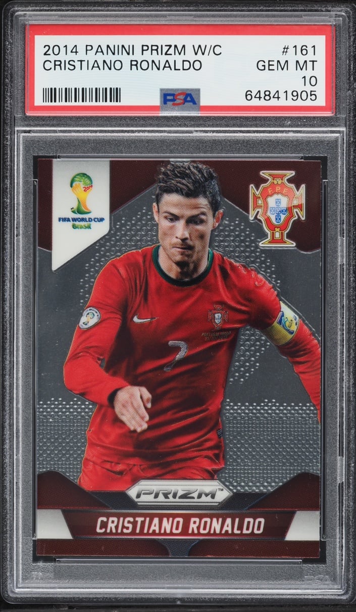 2014 Panini Prizm World Cup Cristiano Ronaldo #161 PSA 10 GEM MINT