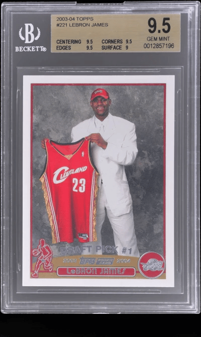 2003 Topps LeBron James #221 BGS 9.5