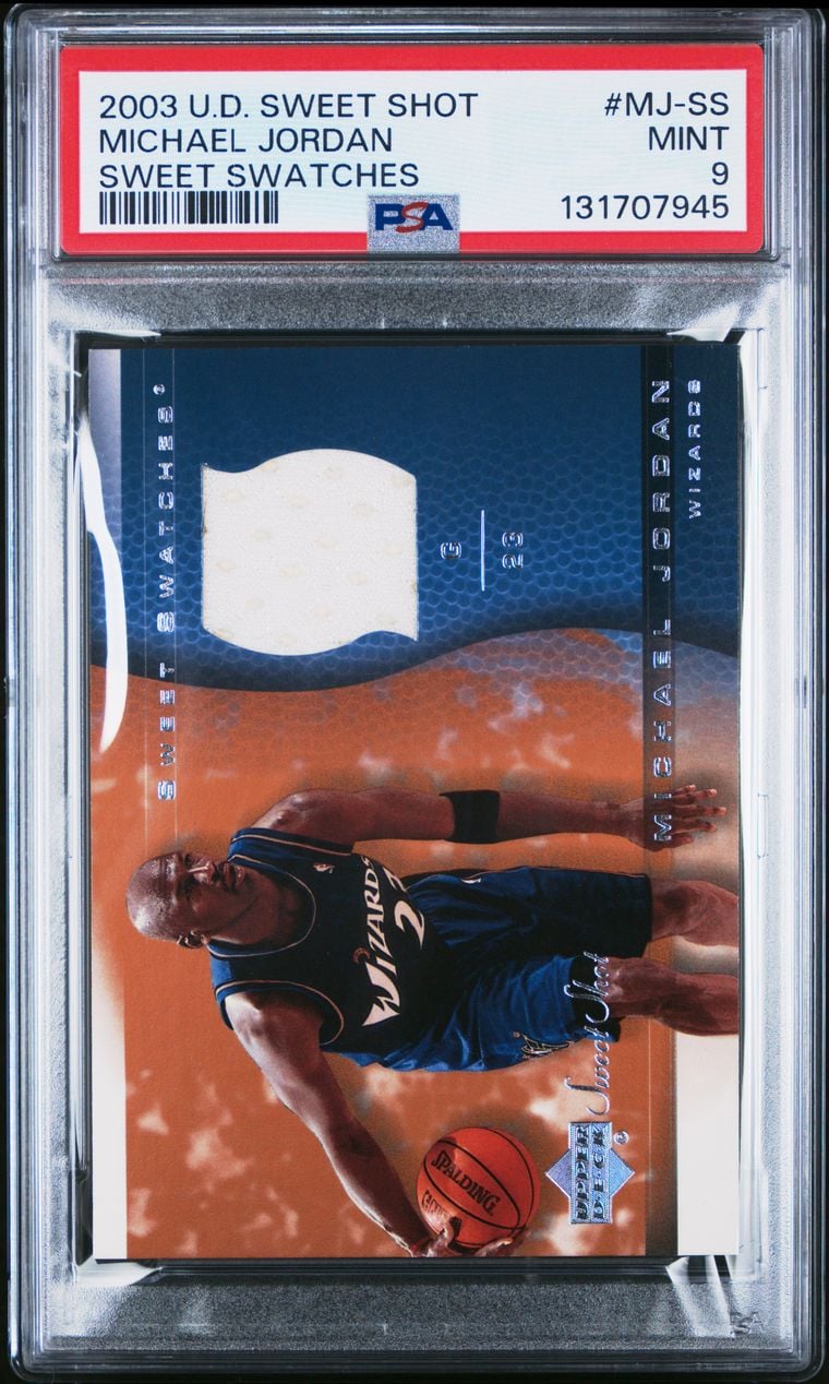 2003 Michael Jordan #MJ-SS Sweet Shot Sweet Swatches PSA 9.0