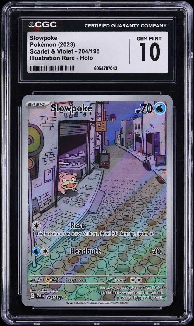 2023 Pokemon Scarlet & Violet IR Slowpoke #204 CGC 10 GEM MINT