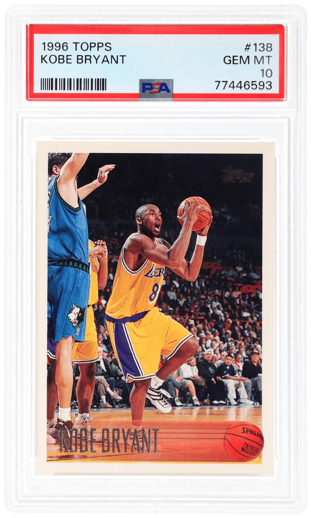 1996 Topps Kobe Bryant #138 PSA 10