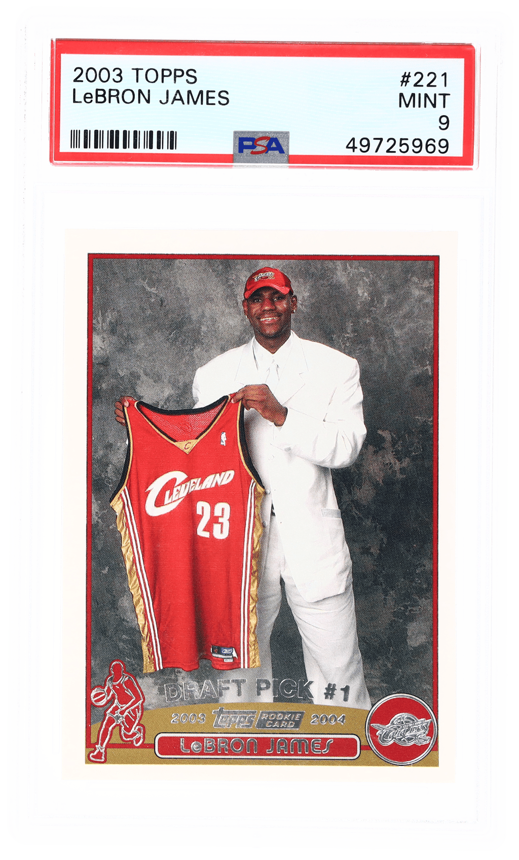 2003 Topps LeBron James #221 PSA 9