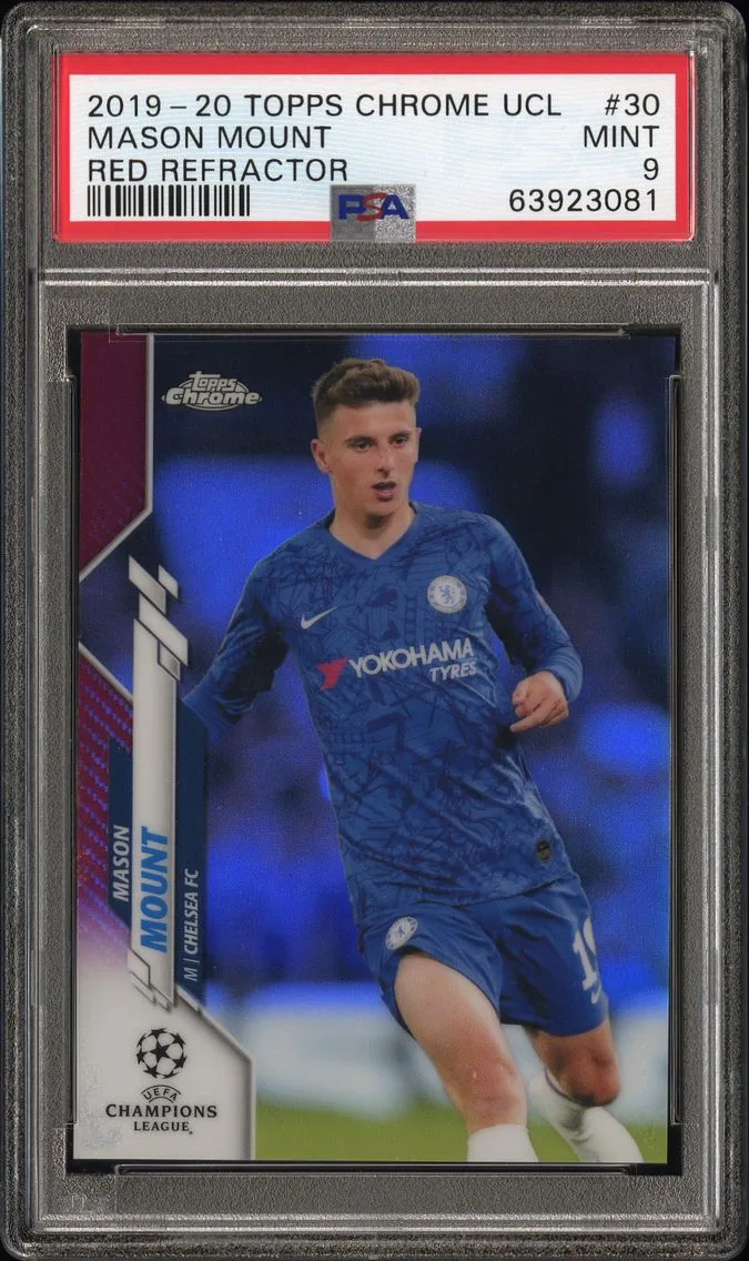2019 #30 Mason Mount PSA 9 Topps Chrome UEFA Champions League — Epic