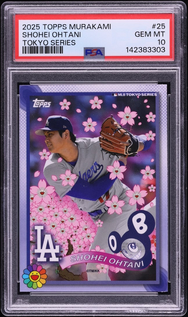 2025 Topps Takashi Murakami Tokyo Series Shohei Ohtani #25 PSA 10 GEM MINT