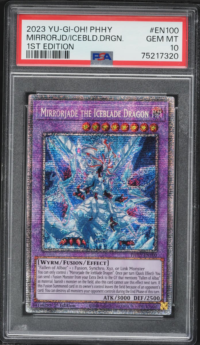 2023 Yu-Gi-Oh Photon Hypernova 1st Edition Mirror #PHHY-EN100 PSA 10 GEM MINT