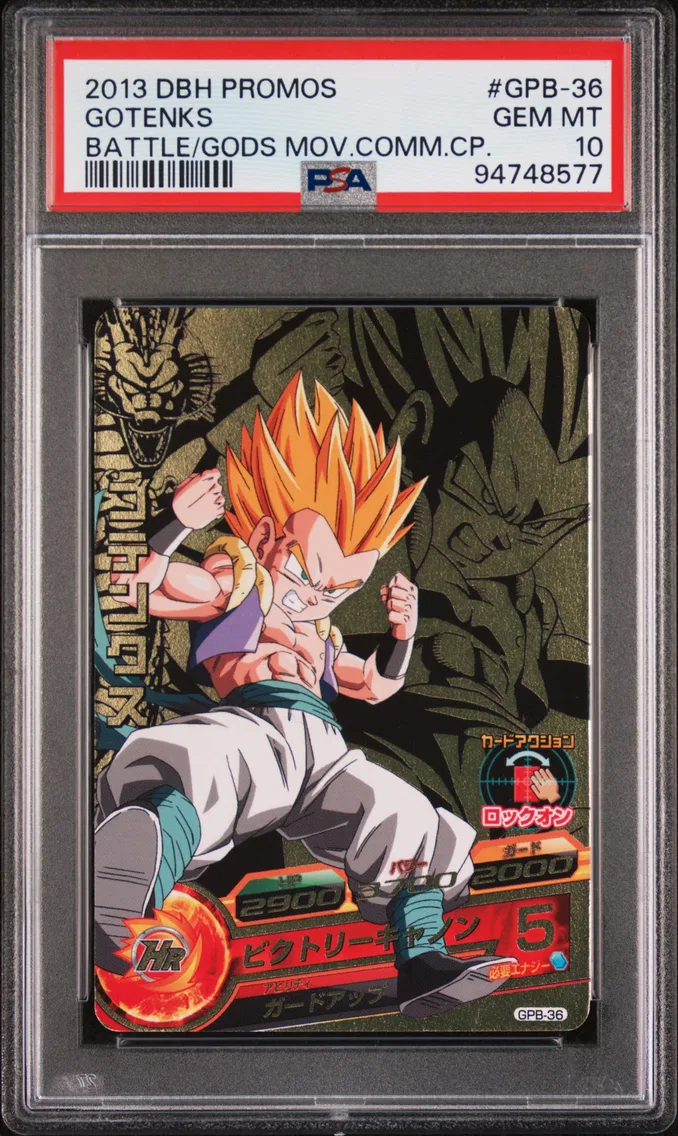 2013 #GPB-36 Gotenks PSA 10 Dragon Ball Heroes Promos — Common