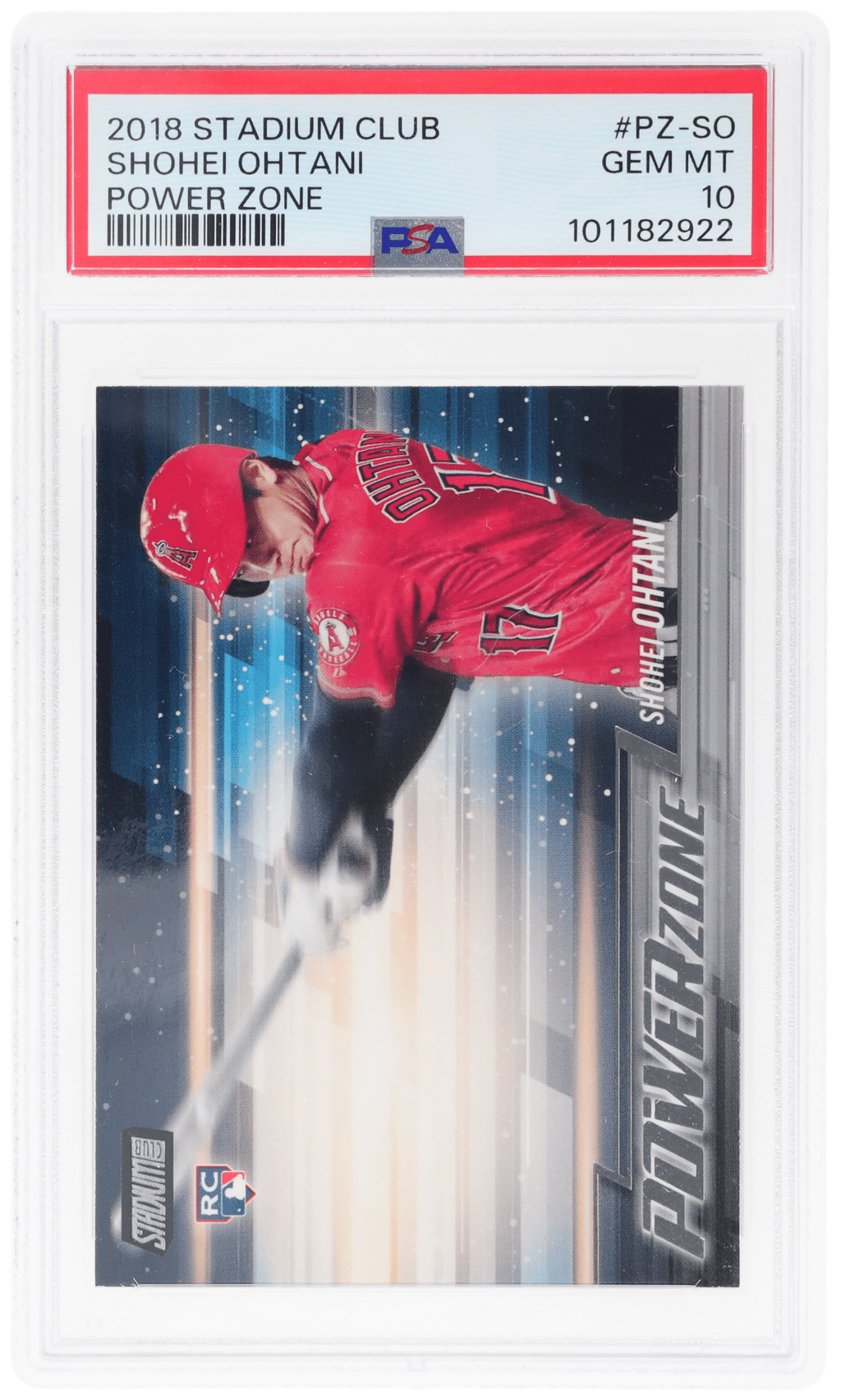 2018 Stadium Club Power Zone Shohei Ohtani #PZ-SO PSA 10