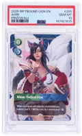 2025 Rifbound League of Legends Nine-Tailed Fox Prize Wall Ahri #255 PSA 10