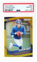 2025 Panini Prizm Gold Prizm Jaxson Dart #332 4/10 PSA 10