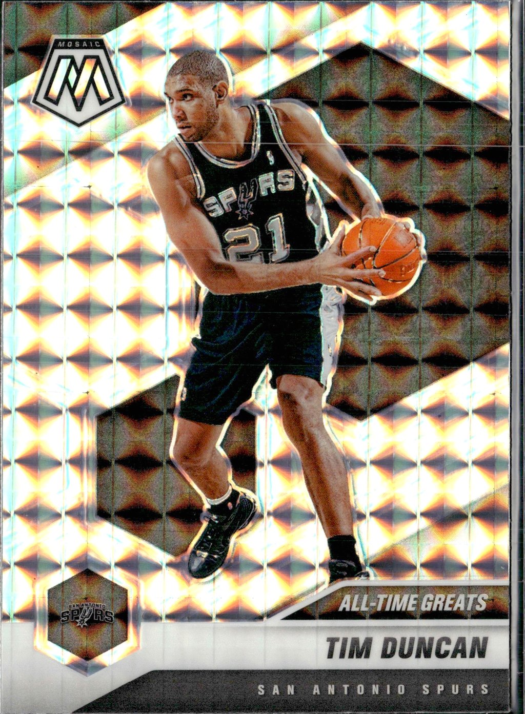 2020 Tim Duncan #289 Mosaic Genesis