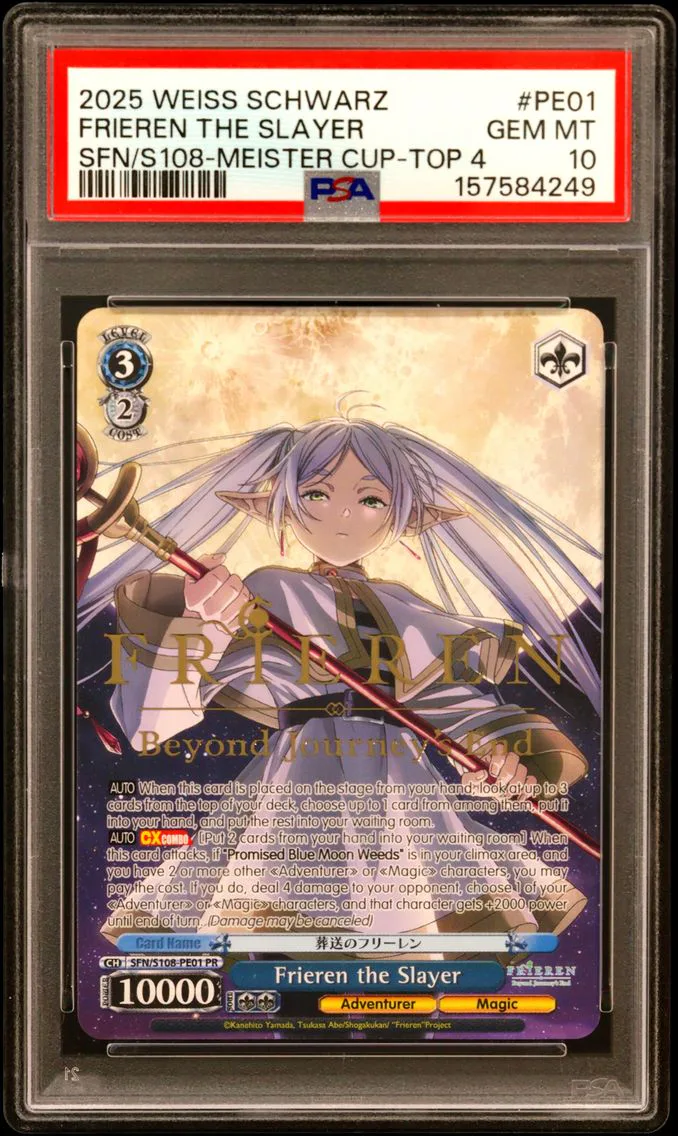 2025 WEISS SCHWARZ FRIEREN THE SLAYER SFN/S108-MEISTER CUP TOP 4 — Epic