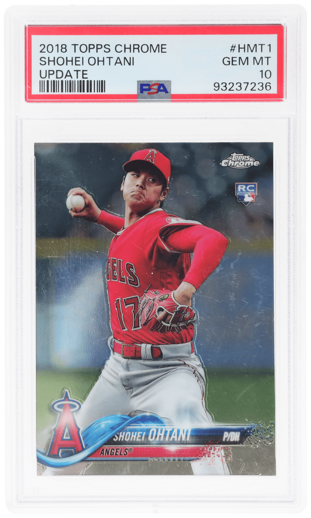 2018 Topps Chrome Update Shohei Ohtani #HMT1 PSA 10