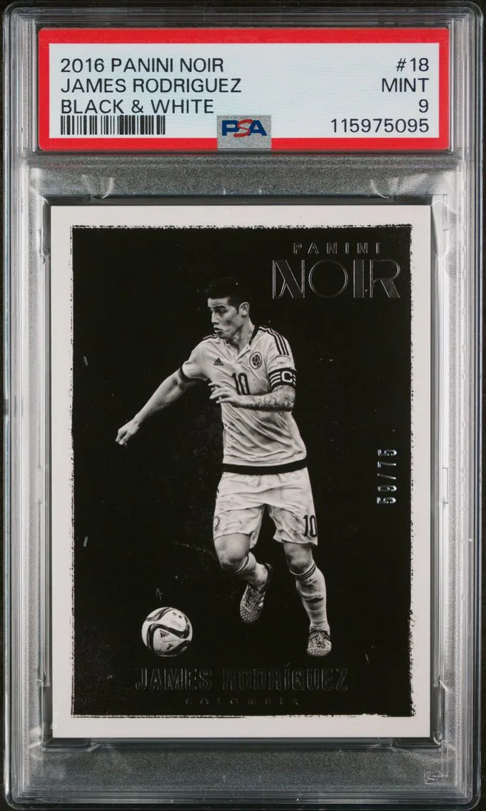 2016 #18 James Rodriguez PSA 9 Panini Noir — Common