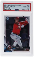 2018 Bowman Chrome Batting Shohei Ohtani #1 PSA 10