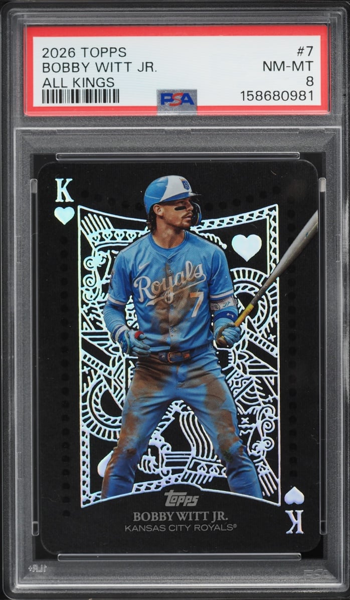 2026 Topps All Kings Bobby Witt Jr. #7 PSA 8 NM-MT