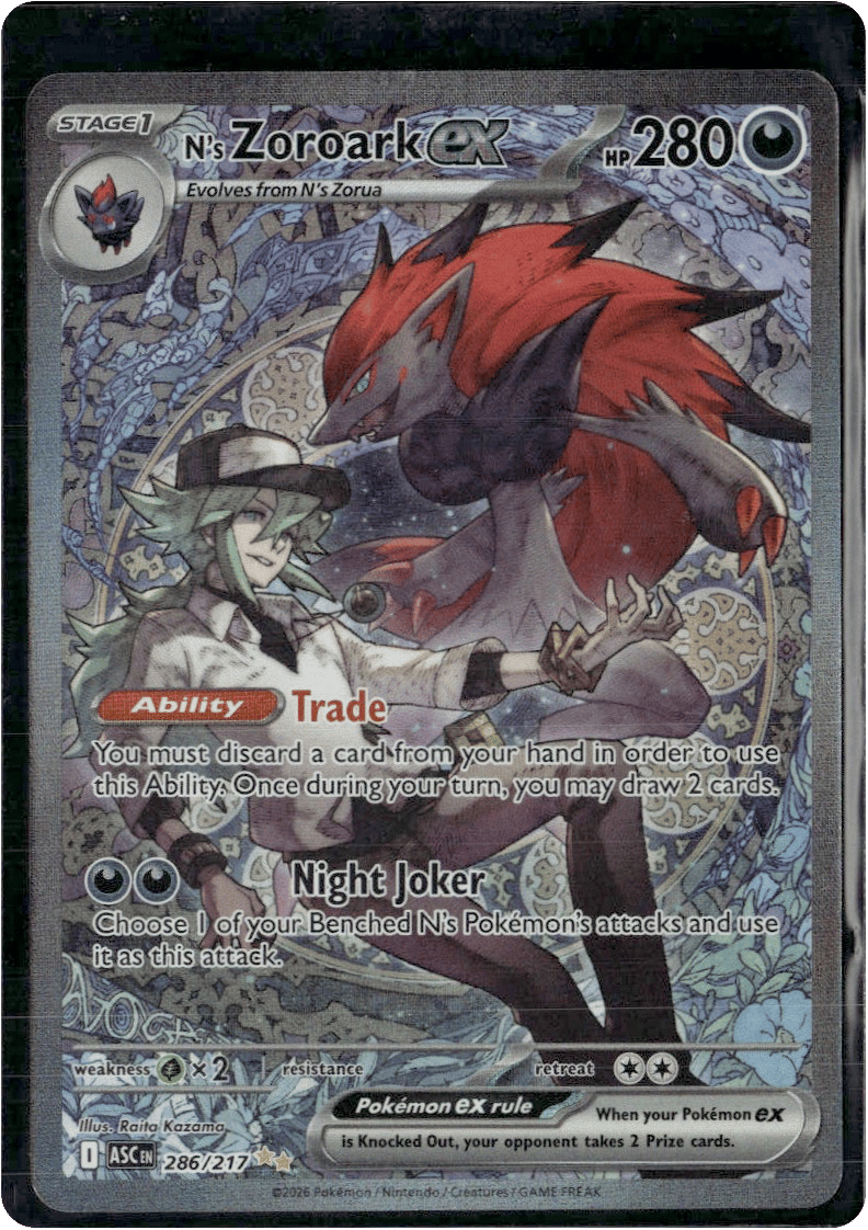 2026 N's Zoroark ex #286 Ascended Heroes